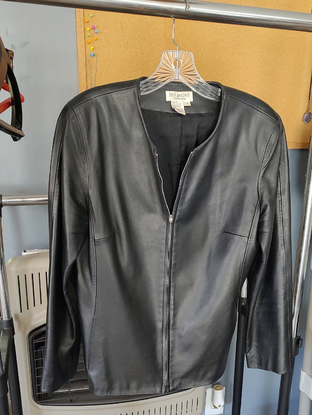 Due Per Due Ladies Leather Jacket